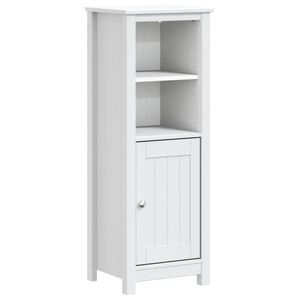 vidaXL Badschrank BERG Wei&szlig; 40x34x110 cm Massivholz Kiefer