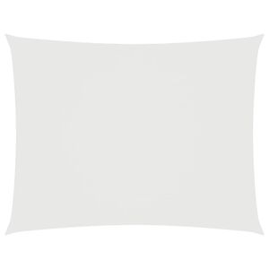 vidaXL Sonnensegel Oxford-Gewebe Rechteckig 2,5x3,5 m Wei&szlig;