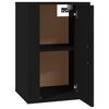 vidaXL TV-Wandschrank Schwarz 40x34,5x60 cm