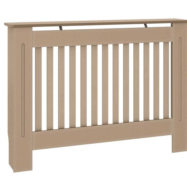 vidaXL Heizkörperabdeckung 2 pcs Braun 112 x 19 x 81,5 cm