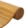 vidaXL Teppich Rechteckig Natur 60x1000 cm Bambus
