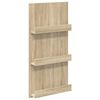 vidaXL Magazinregal Sonoma-Eiche 51 x 11 x 102 cm Holzwerkstoff