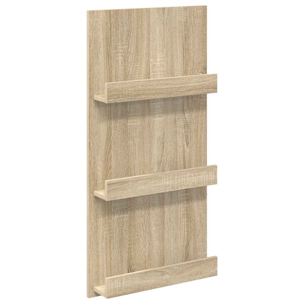 vidaXL Magazinregal Sonoma-Eiche 51 x 11 x 102 cm Holzwerkstoff