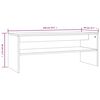 vidaXL Couchtisch Grau Sonoma 100x40x40 cm Holzwerkstoff