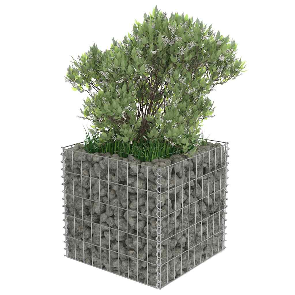 Gabionen Hochbeet Aus Stahl | 270x90x50 Cm, Verzinkt | Maschenweite 10x5 Cm Für Garten & Begrenzung