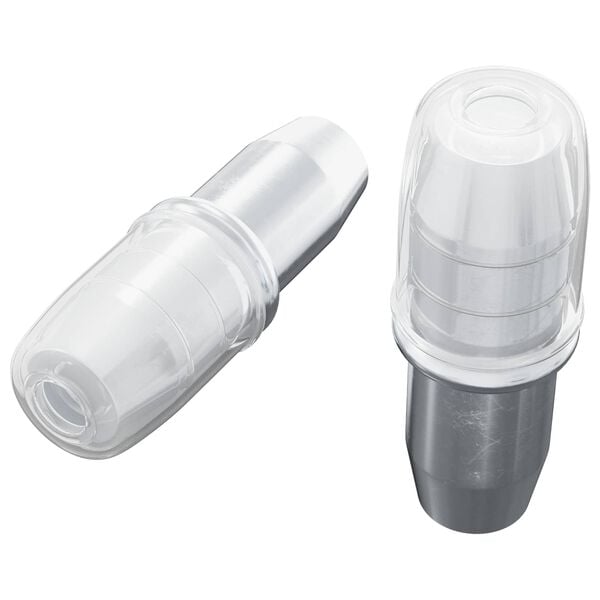 vidaXL Regalstecker 2 pcs Silber 7 x 16 mm Eisen