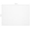 vidaXL Tischfolie Matt 120x90 cm 1,6 mm PVC
