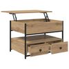 vidaXL Couchtisch Artisan-Eiche 70 x 50 x 54,5 cm Holzwerkstoff