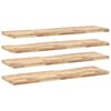 vidaXL Schweberegale 4 Stk. 160x40x4 cm Massivholz Akazie Unbehandelt