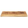 vidaXL Tischplatte 90x60x1,5 cm Rechteckig Raues Massivholz Mango