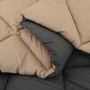 vidaXL Winterbettdecke Anthrazit und Taupe 220 x 155 cm Mikrofaser