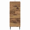 vidaXL Sideboard Altholz 34 x 34,5 x 90 cm Holzwerkstoff