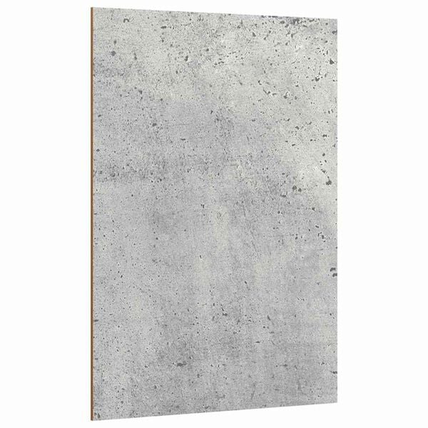 vidaXL Dekoplatten 50 Stk. Betongrau 21 x 30 x 0,27 cm Holzwerkstoff