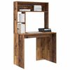 vidaXL Schreibtisch mit Regal Altholz 91 x 50 x 149 cm Holzwerkstoff