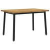 vidaXL Live Edge Esstisch 120 x 80 x 75 cm Massivholz Akazie