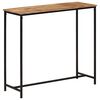 vidaXL Konsolentisch 80x30x74 cm Massivholz Mango und Eisen
