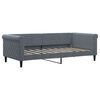 vidaXL Tagesbett Dunkelgrau 90x190 cm Samt