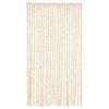 vidaXL Fliegenvorhang Beige und Wei&szlig; 100x220 cm Chenille