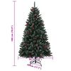 vidaXL Künstlicher Weihnachtsbaum 300 LEDs 180 cm