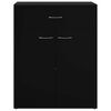 vidaXL Sideboard Schwarz 60x30x75 cm Holzwerkstoff