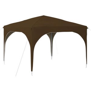 vidaXL Pop-up Partyzelt 290 x 290 x 245 cm Taupe