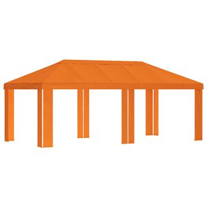 vidaXL Pavillon Abdeckung 6 x 3 m Orange Polyester 190 gsm