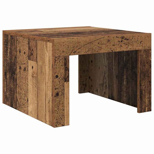 vidaXL Couchtisch Altholz 50 x 50 x 35 cm Holzwerkstoff