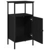 vidaXL Nachttisch 2 Stk. Schwarz Eichen-Optik 41 x 31 x 80 cm