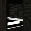 vidaXL Fernsehschrank mit LED Schwarze Eiche 165 x 34 x 40 cm