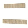 vidaXL 5-tlg. TV-Schrank-Set Sonoma-Eiche Holzwerkstoff