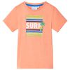 Kinder-T-Shirt Neonorange 140