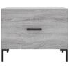 vidaXL Couchtische 2 Stk. Grau Sonoma 50x50x40 cm Holzwerkstoff