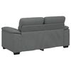 vidaXL 2-Sitzer-Sofa Dunkelgrau 160x81x84 cm Stoff