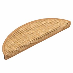 vidaXL Stufenmatten Selbstklebend Sisal-Look 15 Stk. 56x17x3 cm Sisal
