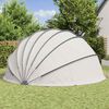 vidaXL Pool-Dome Grau und Orange 592 x 590 x 275 cm