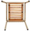 vidaXL Garten Stapelstühle 4 pcs Braun und Beige