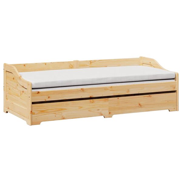 vidaXL Tagesbett Ausziehbar ohne Matratze IRUN 90x200cm