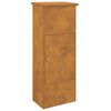 vidaXL Paketdrop-Box Rostig 44,5 x 29 x 110,5 cm Wetterfeststahl