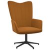 vidaXL Relaxsessel Braun Samt