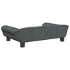 vidaXL Kindersofa Dunkelgrau 70x45x26 cm Samt