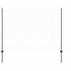 vidaXL Sechseckzaun mit Pfosten 100 x 1,6 m PVC-beschichteter Stahl