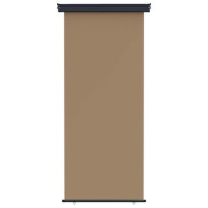 vidaXL Balkon Seitenmarkise 100% Polyester Eisen Stahl