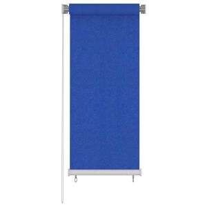 vidaXL Au&szlig;enrollo 65 (B)x140 (H) cm Blau HDPE