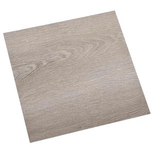 vidaXL Selbstklebende Bodenplanken Taupe 30,5 x 30,5 cm 20 Stk. PVC