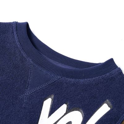 Kinder-Sweatshirt Dunkles Marineblau 92