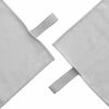 vidaXL Sporthandtuch Set 3 pcs Grau Polyester und Polyamid