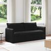 vidaXL Sofa 180cm Schwarz Metall