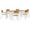 vidaXL Outdoortisch-Set 7 stk. 200 x 90 x 75 cm
