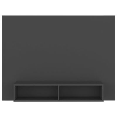 vidaXL TV-Wandschrank Grau 120x23,5x90 cm Holzwerkstoff