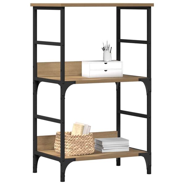 vidaXL B&uuml;cherschrank Artisan-Eiche 50x33x82 cm Holzwerkstoff